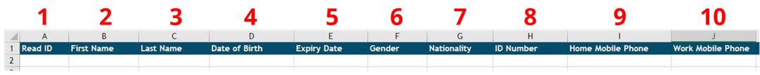 Export Emirates ID Data To Excel